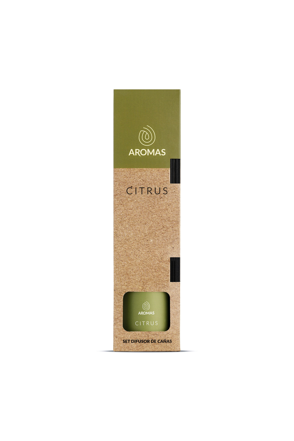 Kit Difusor De Cañas Citrus (Naranja Lima Y Albahaca)