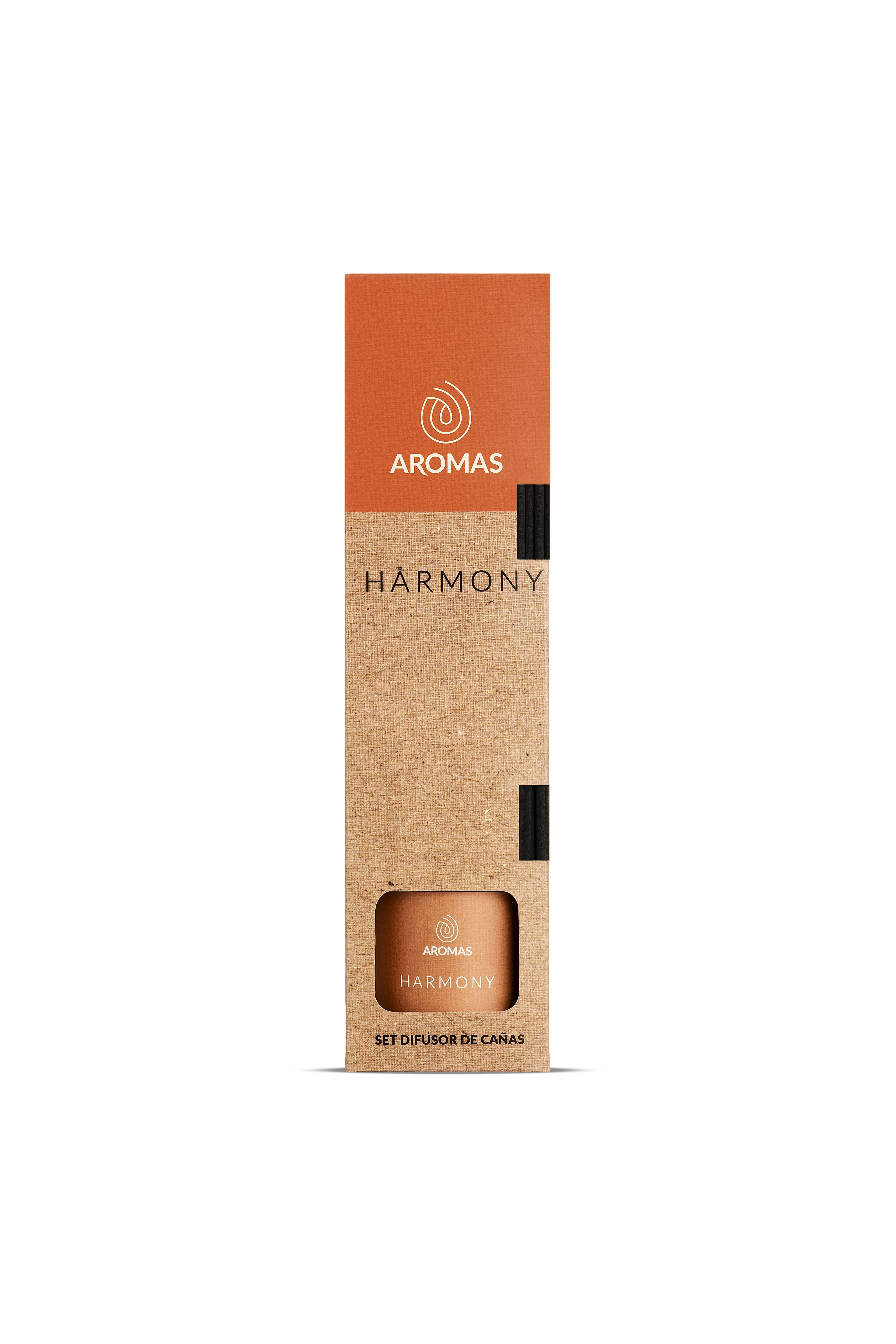 Kit Difusor De Cañas Harmony (Bergamota Sándalo Y Canela)