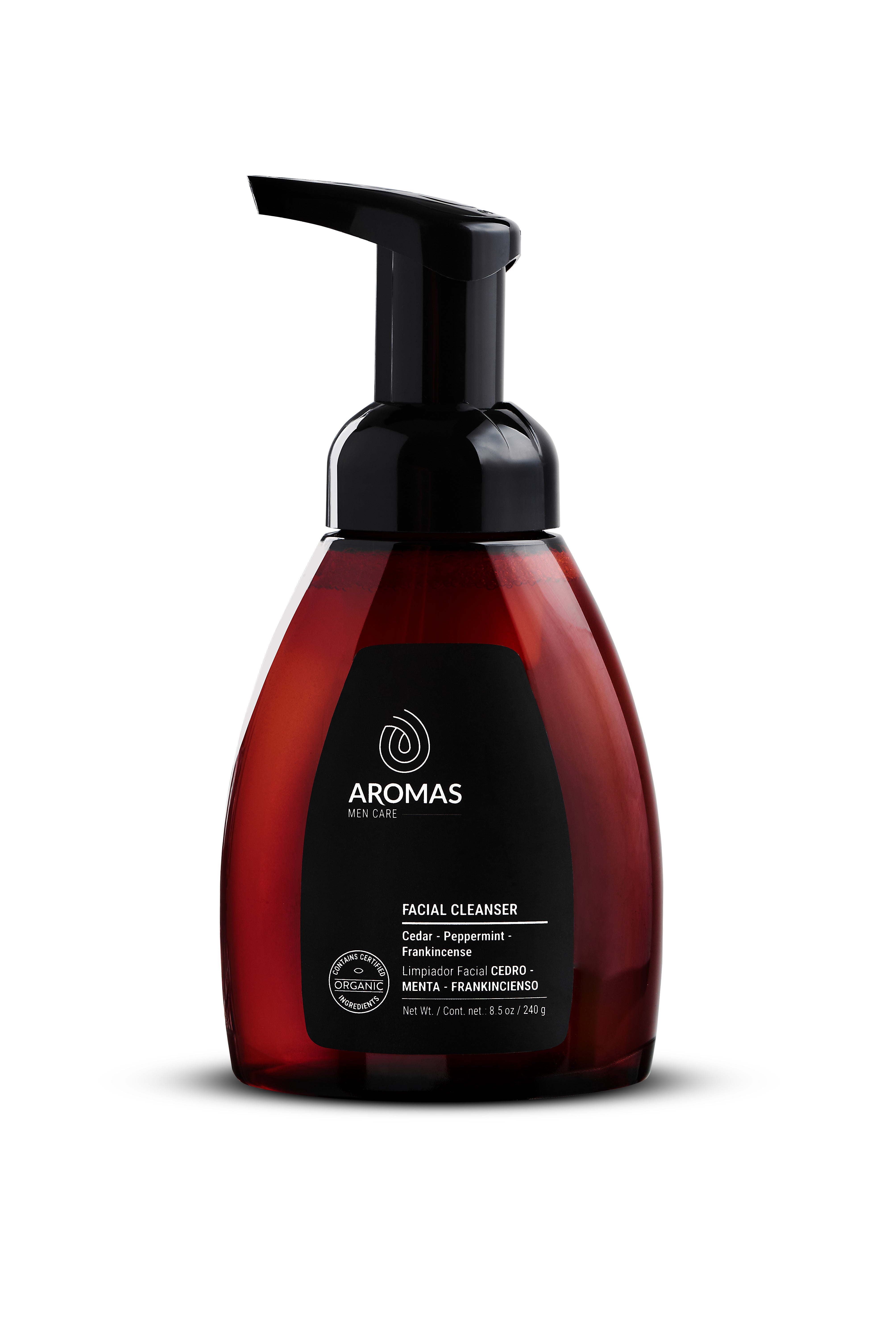 Limpiadora Facial Cedro-Menta-Frankincienso 240 Ml Espuma