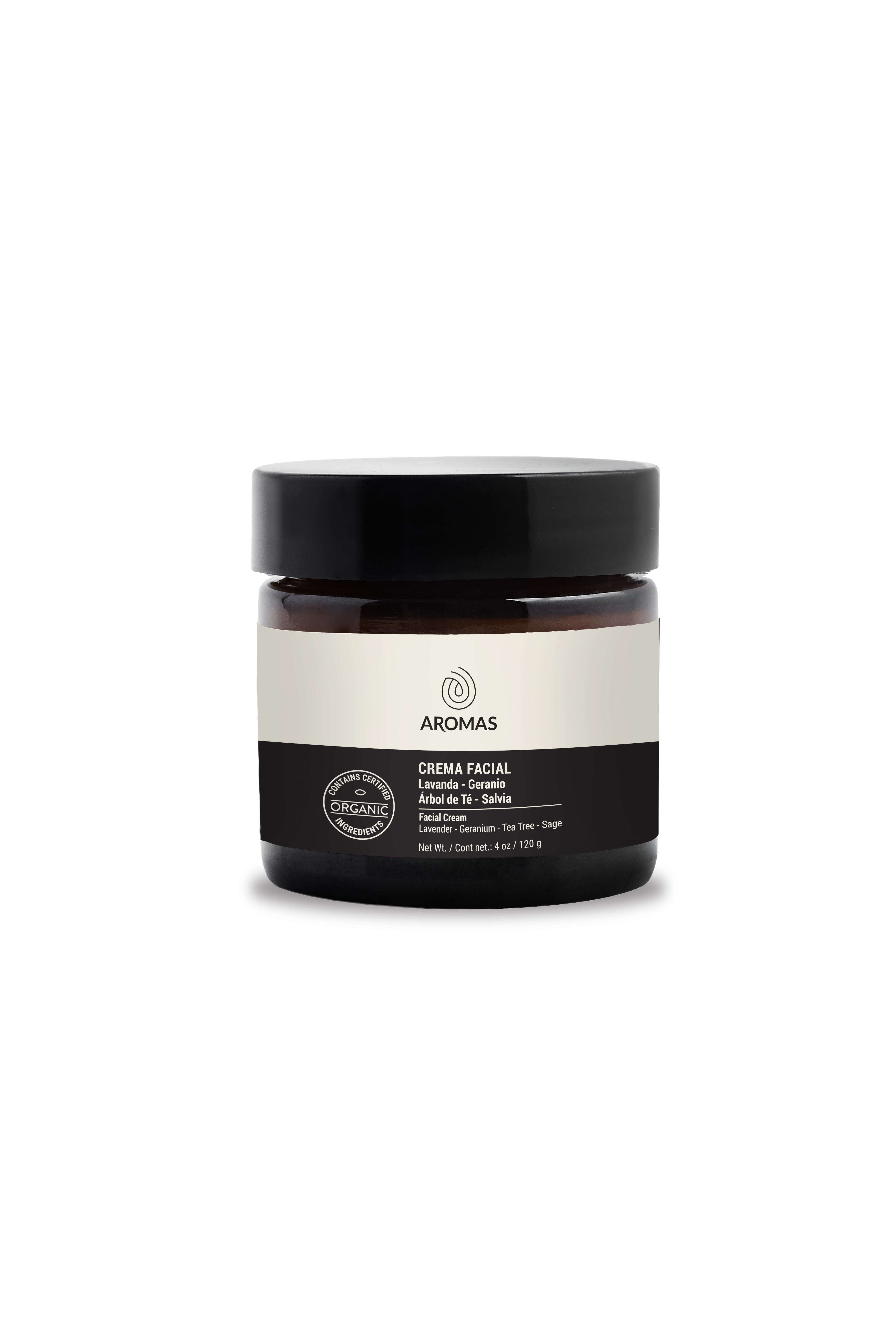 Crema Facial Lavanda-Árbol De Té-Geranio-Salvia