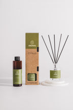 Kit Difusor De Cañas Citrus (Naranja Lima Y Albahaca)