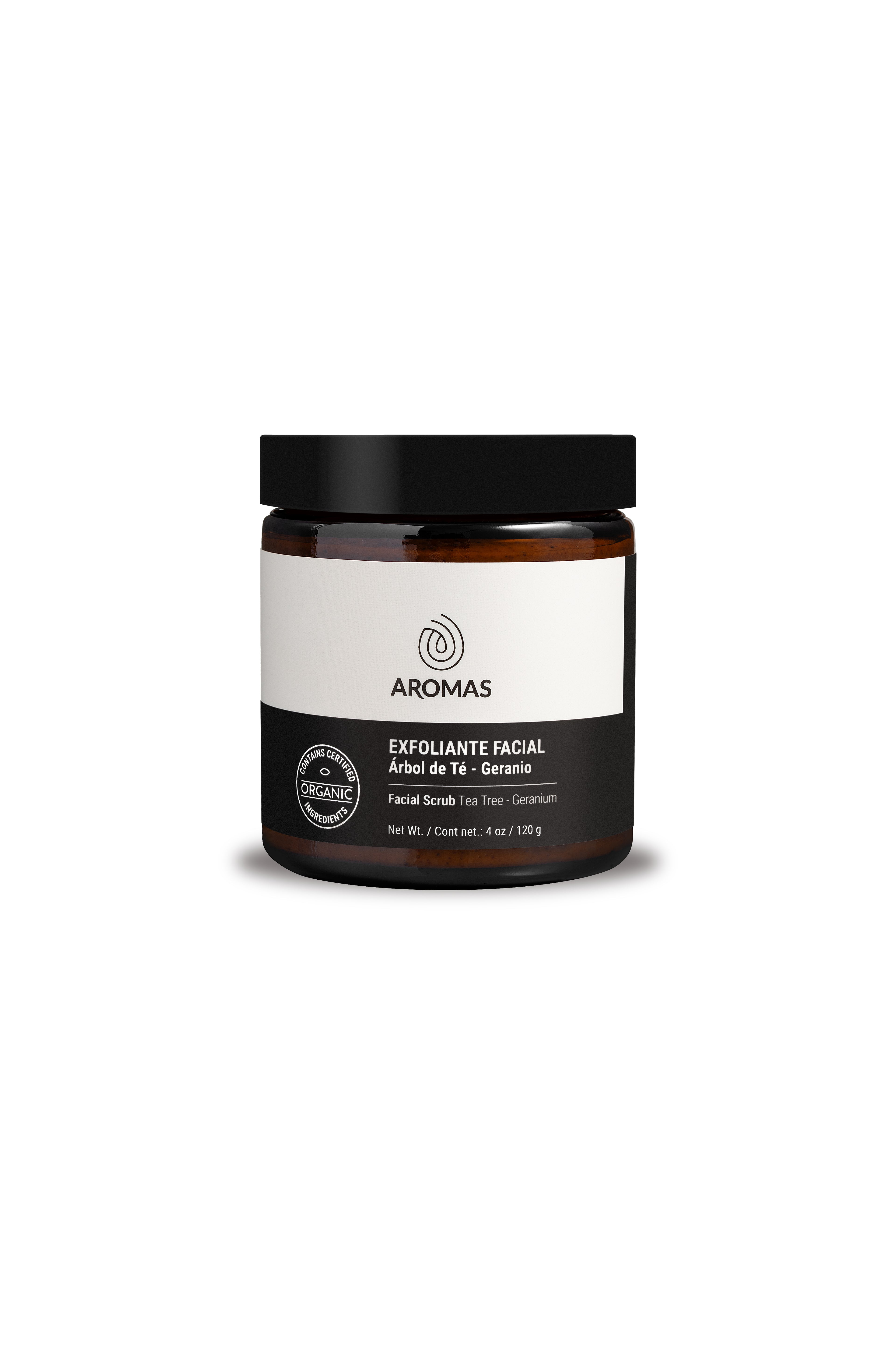 Exfoliante Facial Geranio-Árbol De Té  120G