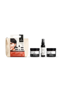 Kit facial mini (Tónico, Exfoliante, Crema 60 g + cosmetiquera)