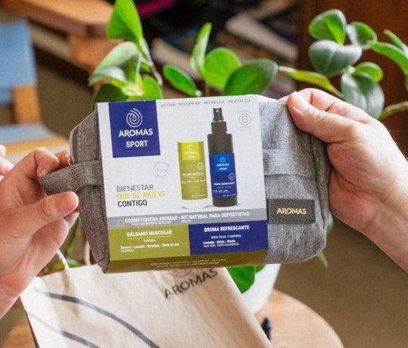 Kit Aromas Sport Duo: Bálsamo Muscular + Bruma Refrescante