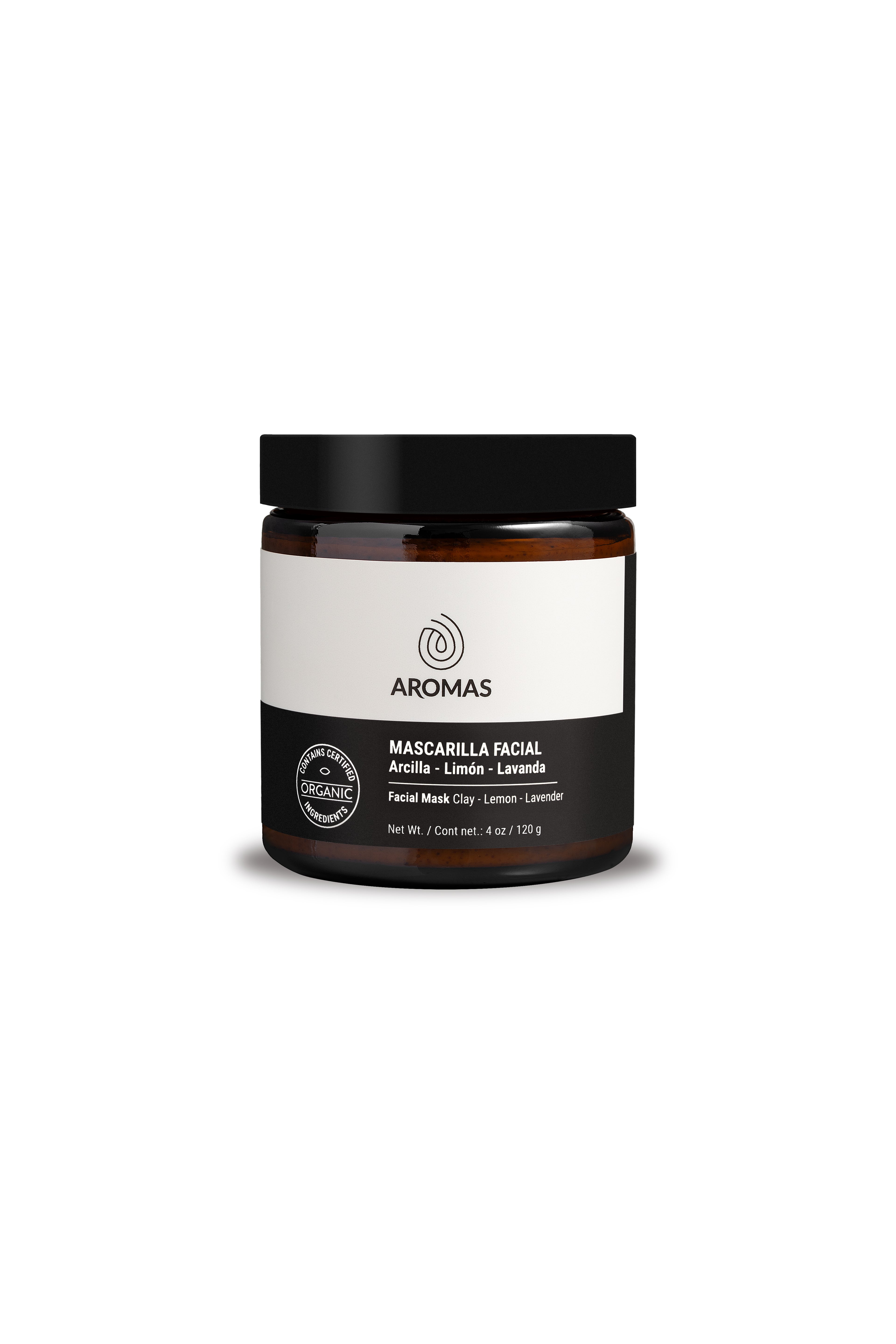 Mascarilla Facial Arcilla-Lavanda-Limón 120G
